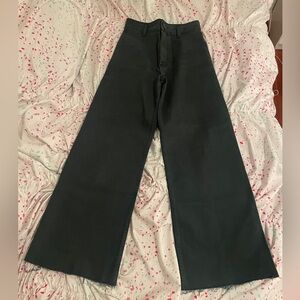 ZARA MARINE STRAIGHT JEANS SIZE FOUR RARE COLOR